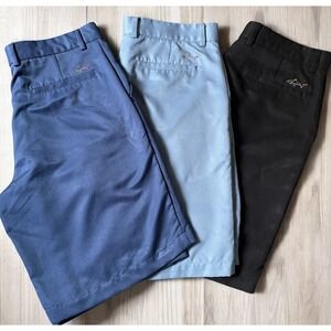 Greg Norman Tasso Elba Golf Shorts Set Of 3 -32x21
